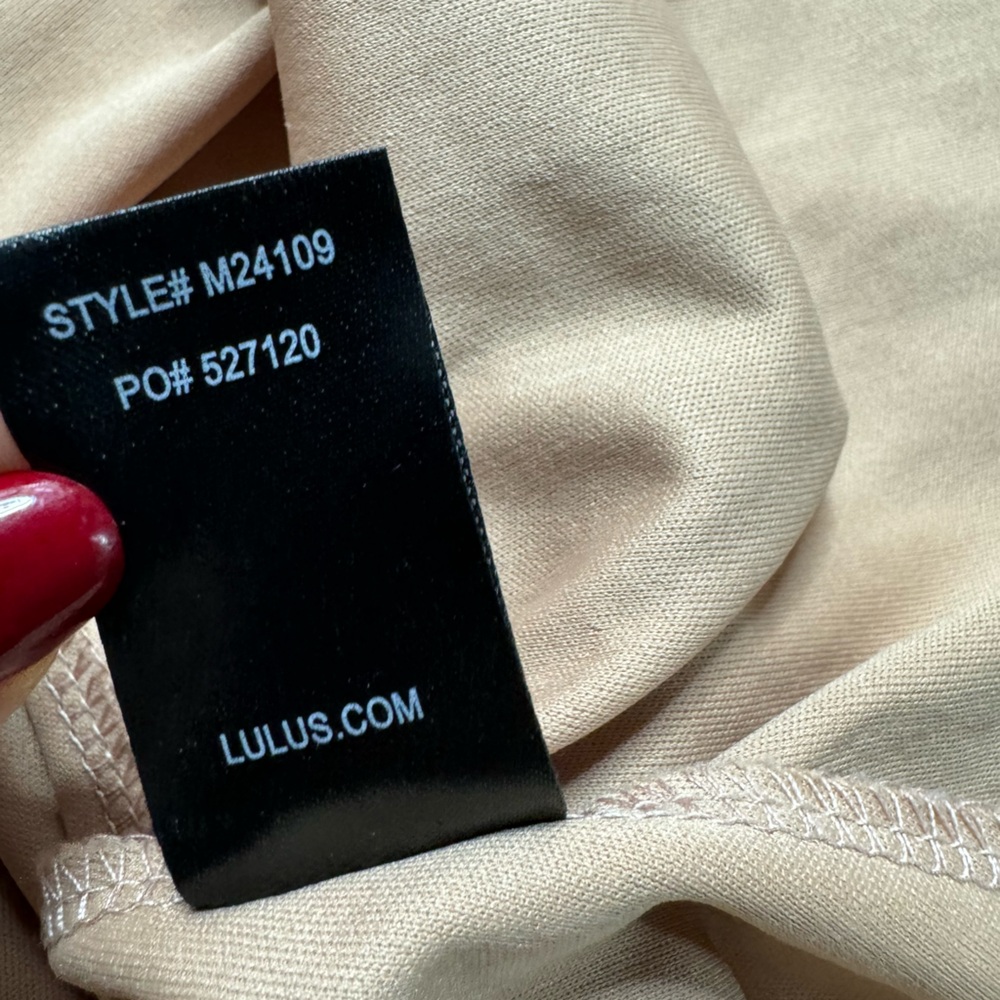 Lulus Notorious Matte Rose Gold‎ Sequin Mermaid Maxi Dress XS Prom - Picture 8 of 9